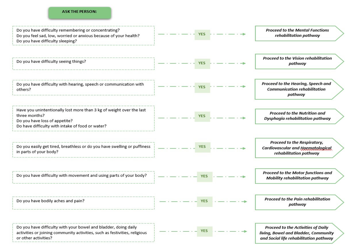 WHO Rehabilitation Screening Tool