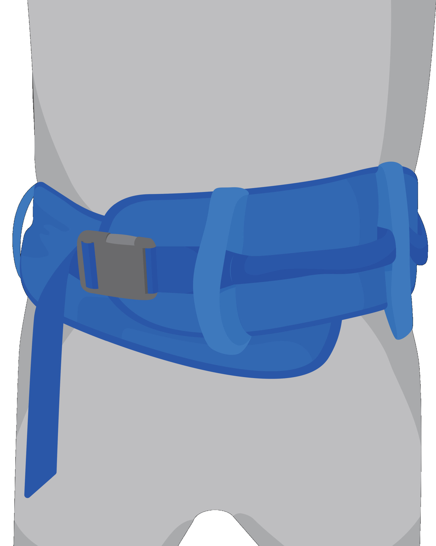 A transfer belt with handles